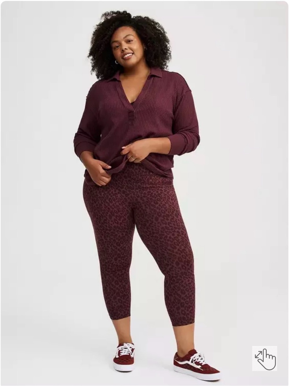 Torrid Waffle Collared
Drop Shoulder - Picture 3 of 8